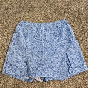 Blue flower skirt